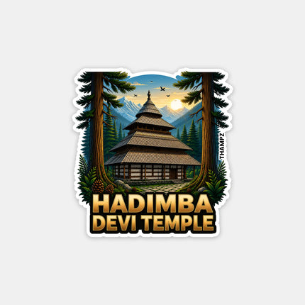 Hadimba Devi Temple Fridge Magnet – Spiritual Travel Souvenir & Collectible