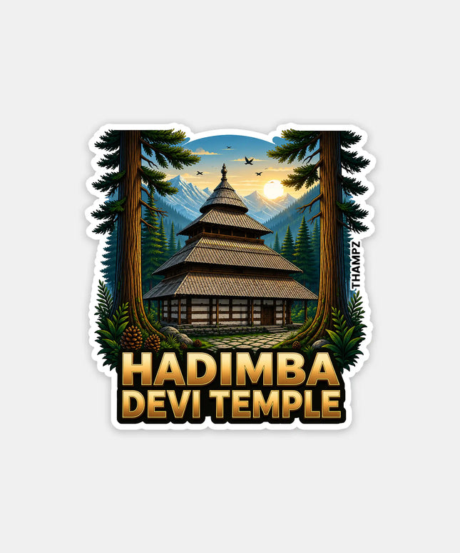 Hadimba Devi Temple Fridge Magnet – Spiritual Travel Souvenir & Collectible