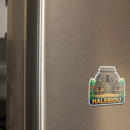 Halebidu Fridge Magnet – Heritage Travel Souvenir & Collectible