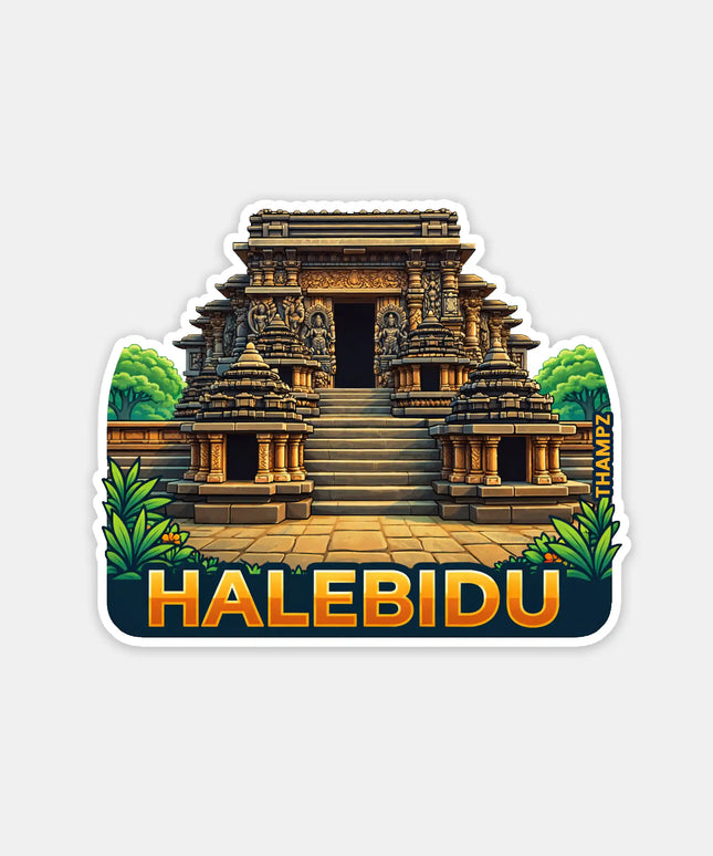 Halebidu Fridge Magnet – Heritage Travel Souvenir & Collectible