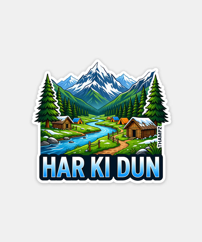 Har Ki Dun Fridge Magnet – Trekking Travel Souvenir & Collectible