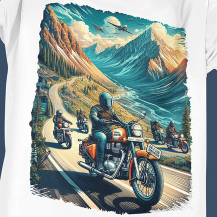 Himalayan Riders Motorcycle Riders Oversized T-Shirt