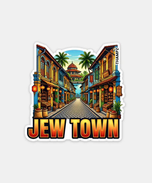 Jew Town Kochi Kerala 3D Embossed Flexible Fridge Magnet – Heritage Travel Souvenir