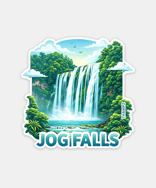 Jog Falls Fridge Magnet – Nature Travel Souvenir & Collectible