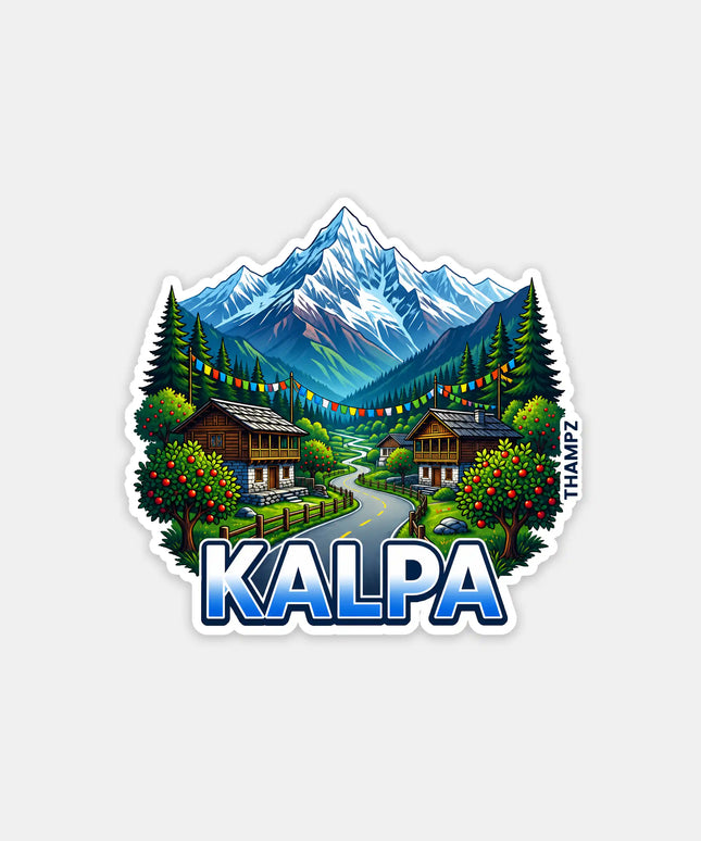 Kalpa Fridge Magnet – Himalayan Travel Souvenir & Collectible