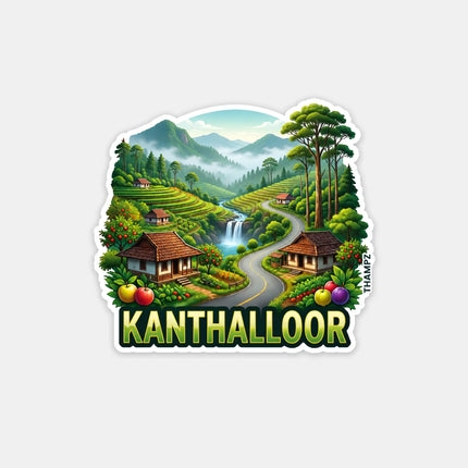 Kanthalloor Fridge Magnet – Hill Station Travel Souvenir & Collectible
