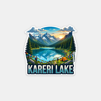 Kareri Lake Fridge Magnet – Himalayan Travel Souvenir & Collectible