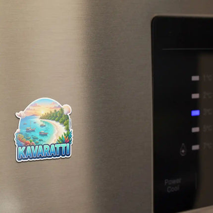 Kavaratti Island Fridge Magnet – Island Travel Souvenir & Collectible