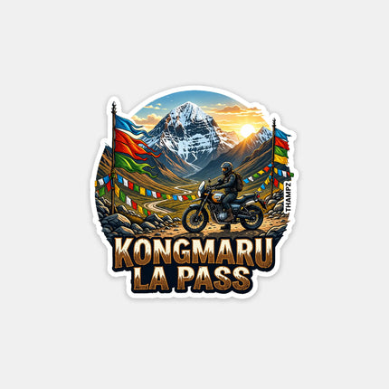 Kongmaru La Pass Fridge Magnet – Ladakh Travel Souvenir & Collectible