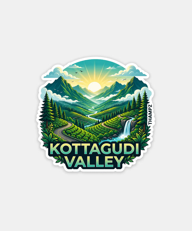 Kottagudi Valley Fridge Magnet – Hill Station Travel Souvenir & Collectible