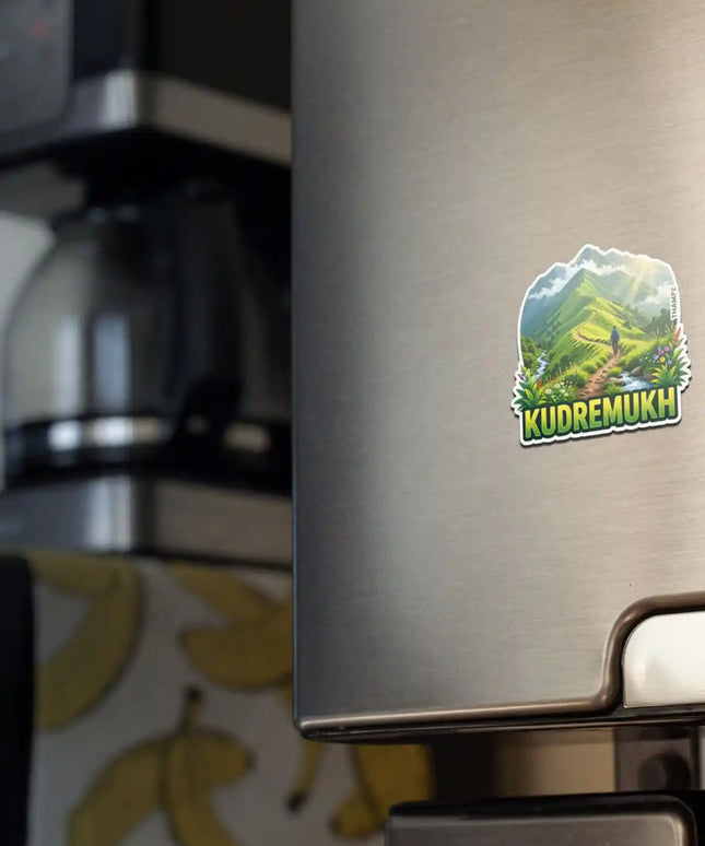 Kudremukh Fridge Magnet – Trekking Travel Souvenir & Collectible