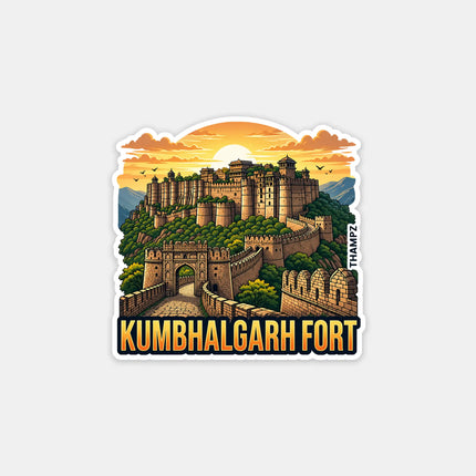 Kumbhalgarh Fort Fridge Magnet – Heritage Travel Souvenir & Collectible