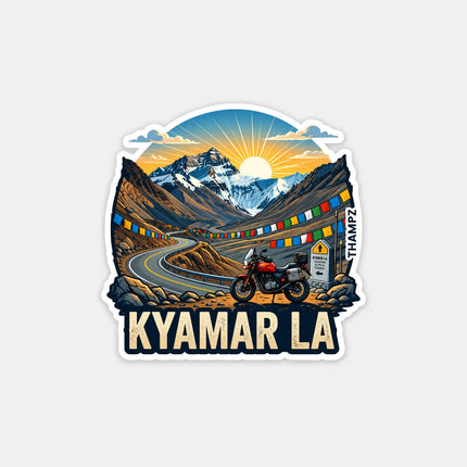 Kyamar La Ladakh 3D Embossed Flexible Fridge Magnet – Himalayan Travel Souvenir