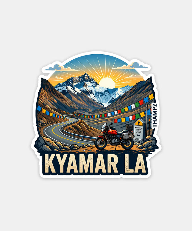 Kyamar La Ladakh 3D Embossed Flexible Fridge Magnet – Himalayan Travel Souvenir