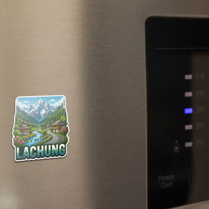 Lachung Fridge Magnet – Himalayan Travel Souvenir & Collectible