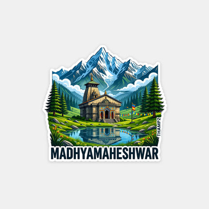Madhyamaheshwar Fridge Magnet – Spiritual Travel Souvenir & Collectible