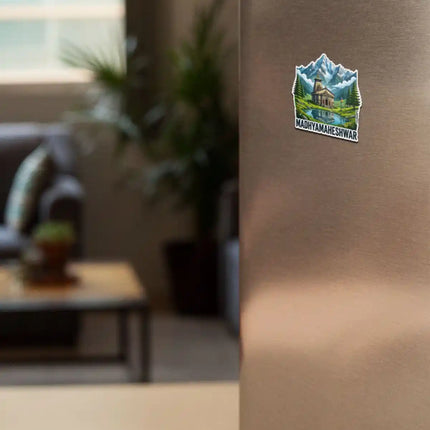 Madhyamaheshwar Fridge Magnet – Spiritual Travel Souvenir & Collectible