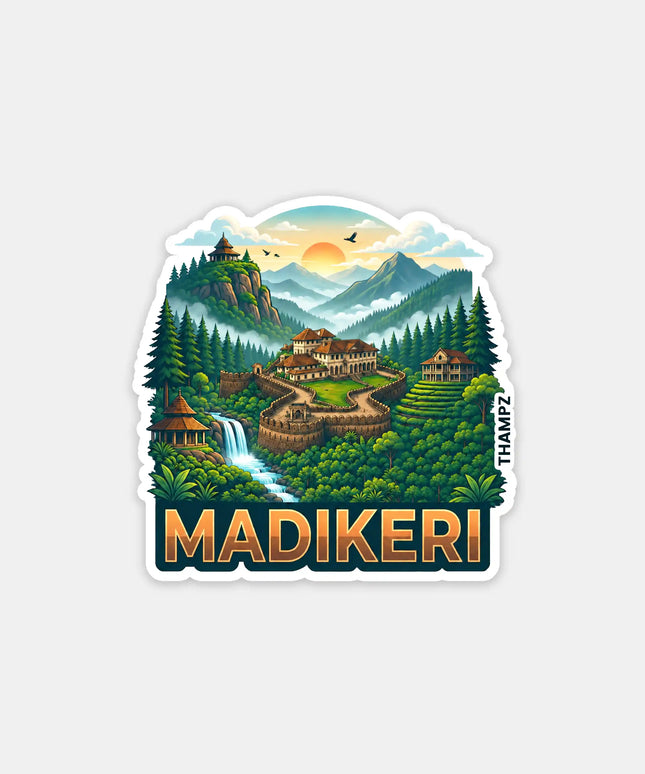 Madikeri Fridge Magnet – Hill Station Travel Souvenir & Collectible