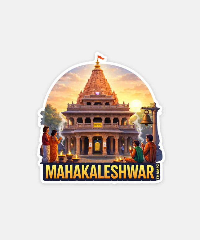 Mahakaleshwar Fridge Magnet – Spiritual Travel Souvenir & Collectible