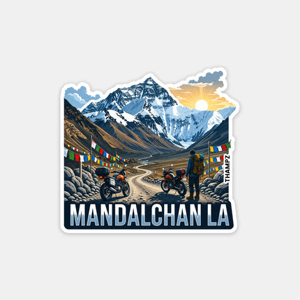 Mandalchan La Fridge Magnet – Ladakh Travel Souvenir & Collectible