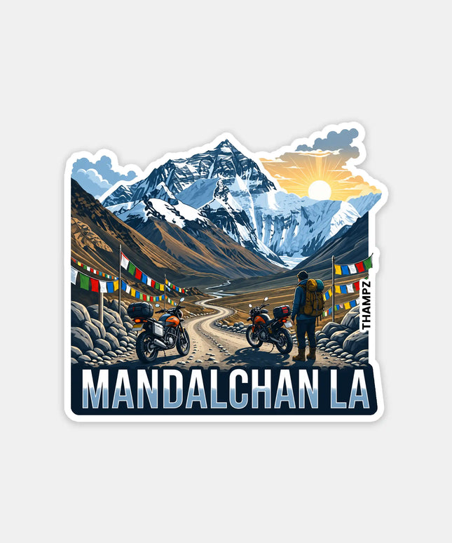 Mandalchan La Fridge Magnet – Ladakh Travel Souvenir & Collectible