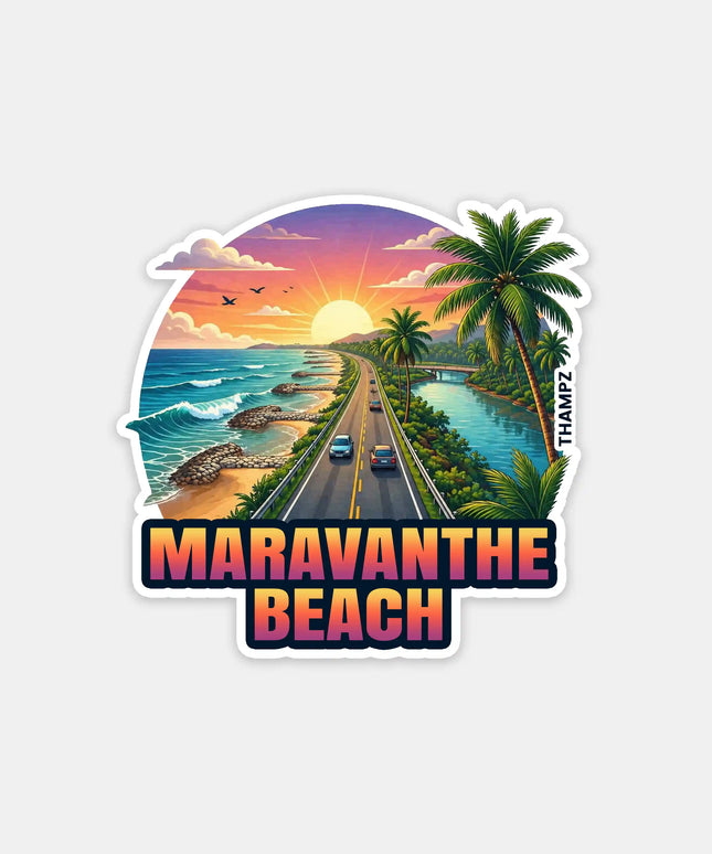 Maravanthe Beach Fridge Magnet – Coastal Travel Souvenir & Collectible