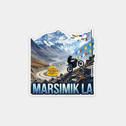 Marsimik La Fridge Magnet – Ladakh Travel Souvenir & Collectible