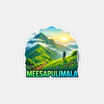 Meesapulimala Fridge Magnet – Trekking Travel Souvenir & Collectible