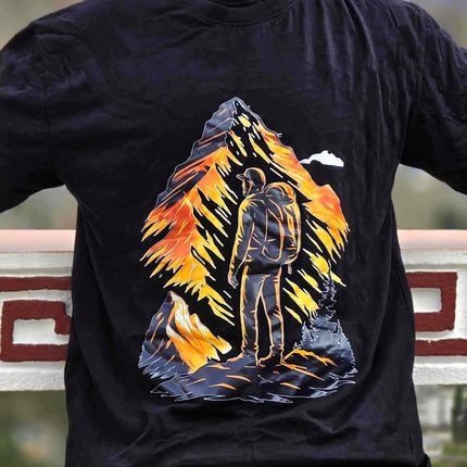 Mountain Explorer Adventure Hiking Oversized T-Shirt