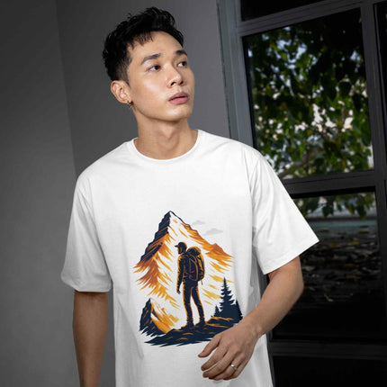 Mountain Explorer Adventure Hiking Oversized T-Shirt