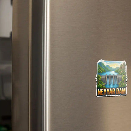 Neyyar Dam Fridge Magnet – Nature Travel Souvenir & Collectible