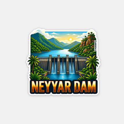 Neyyar Dam Fridge Magnet – Nature Travel Souvenir & Collectible