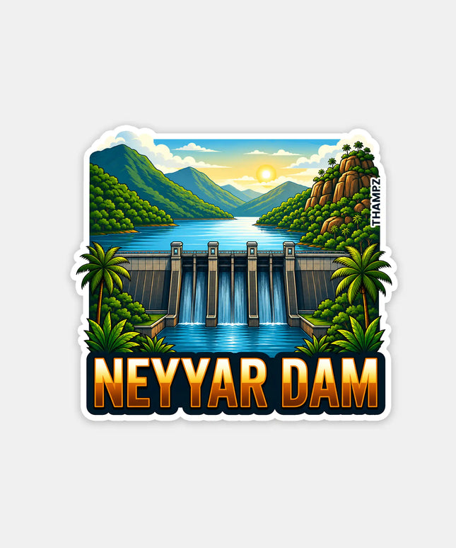 Neyyar Dam Fridge Magnet – Nature Travel Souvenir & Collectible