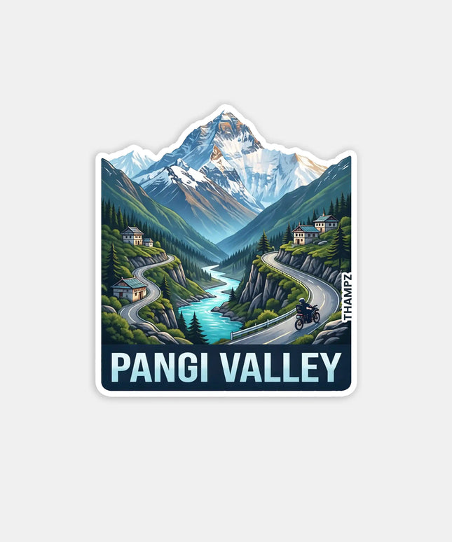 Pangi Valley Fridge Magnet – Himalayan Travel Souvenir & Collectible