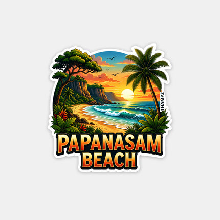 Papanasam Beach Fridge Magnet – Coastal Travel Souvenir & Collectible