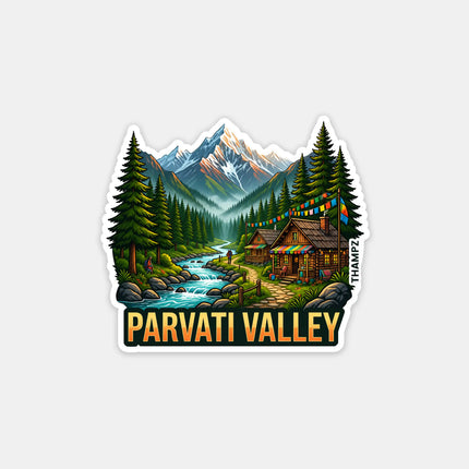 Parvati Valley Fridge Magnet – Himalayan Travel Souvenir & Collectible