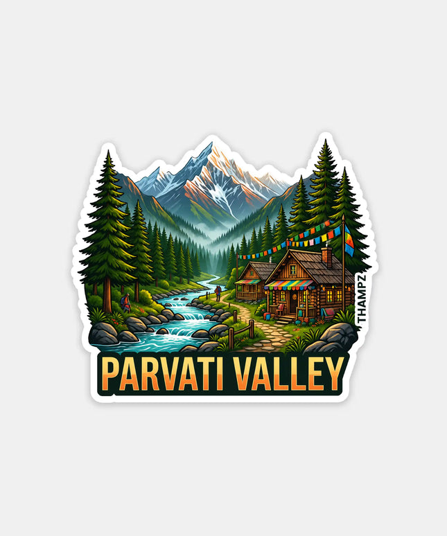 Parvati Valley Fridge Magnet – Himalayan Travel Souvenir & Collectible
