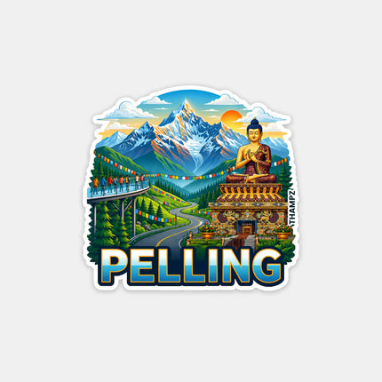 Pelling Fridge Magnet – Himalayan Travel Souvenir & Collectible