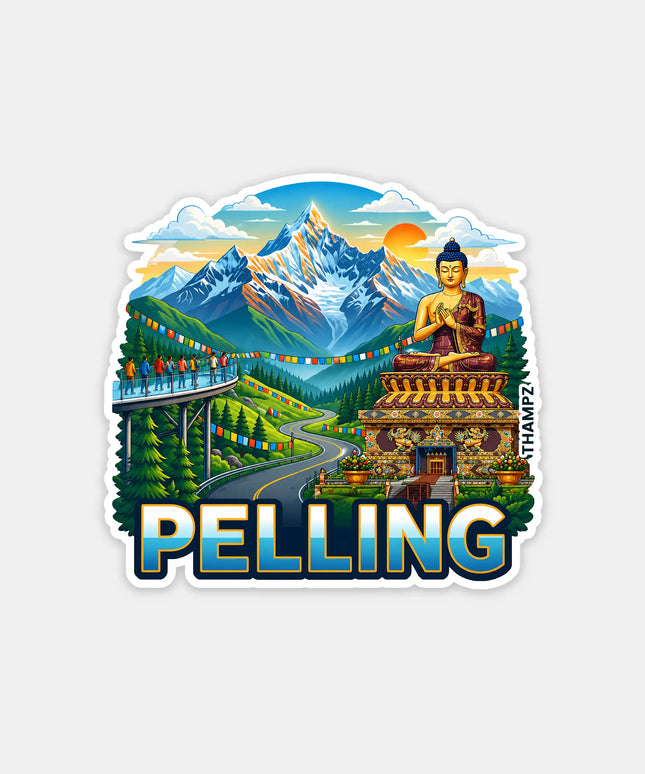 Pelling Fridge Magnet – Himalayan Travel Souvenir & Collectible