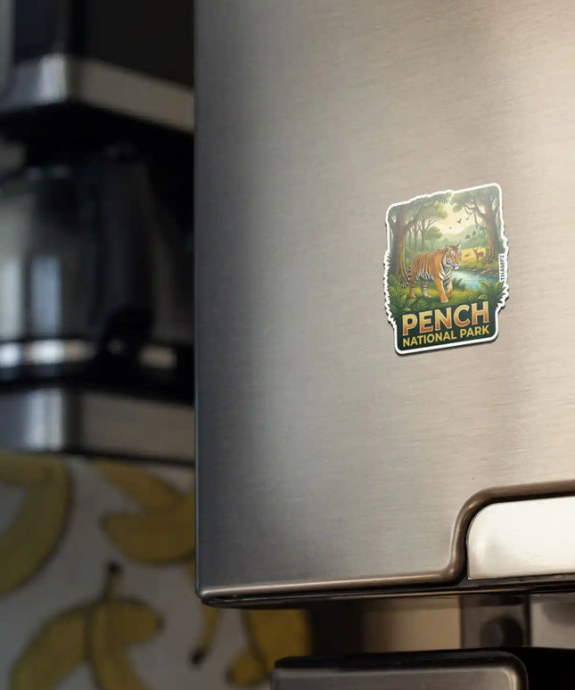 Pench National Park Fridge Magnet – Wildlife Travel Souvenir & Collectible