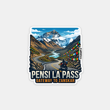 Pensi La Pass Fridge Magnet – Gateway to Zanskar Travel Souvenir & Collectible