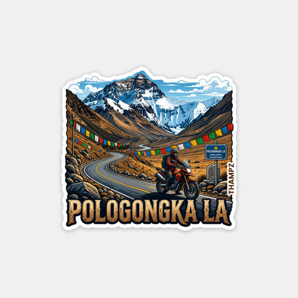 Pologongka La Fridge Magnet – Ladakh Travel Souvenir & Collectible