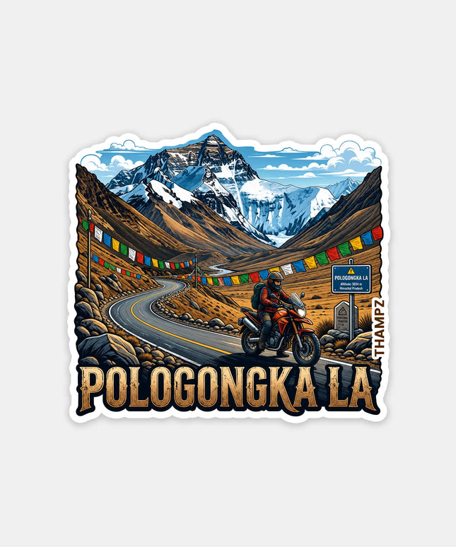 Pologongka La Fridge Magnet – Ladakh Travel Souvenir & Collectible