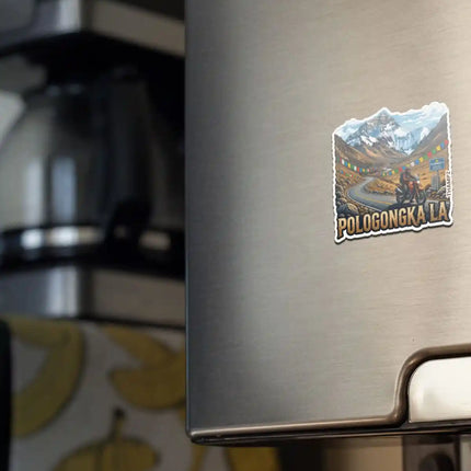 Pologongka La Fridge Magnet – Ladakh Travel Souvenir & Collectible