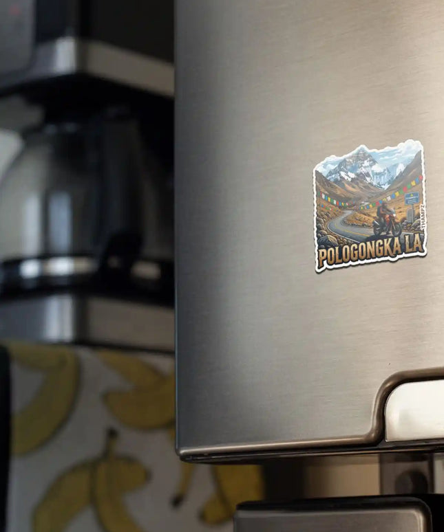 Pologongka La Fridge Magnet – Ladakh Travel Souvenir & Collectible