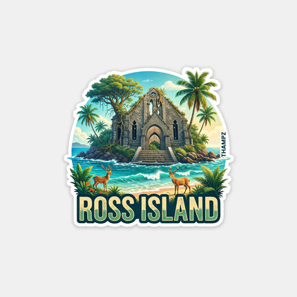 Ross Island Fridge Magnet – Heritage Travel Souvenir & Collectible