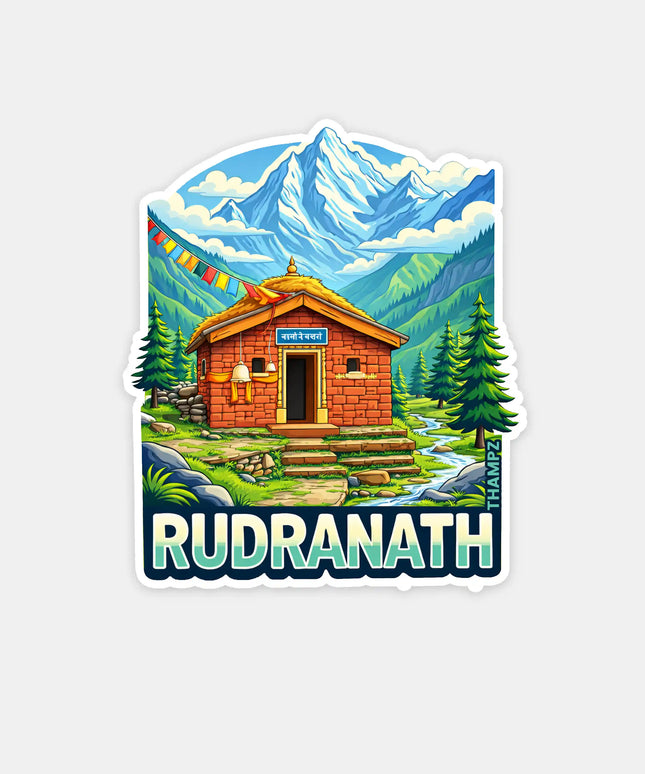 Rudranath Fridge Magnet – Spiritual Travel Souvenir & Collectible
