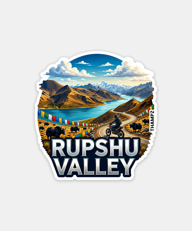 Rupshu Valley Fridge Magnet – Ladakh Travel Souvenir & Collectible