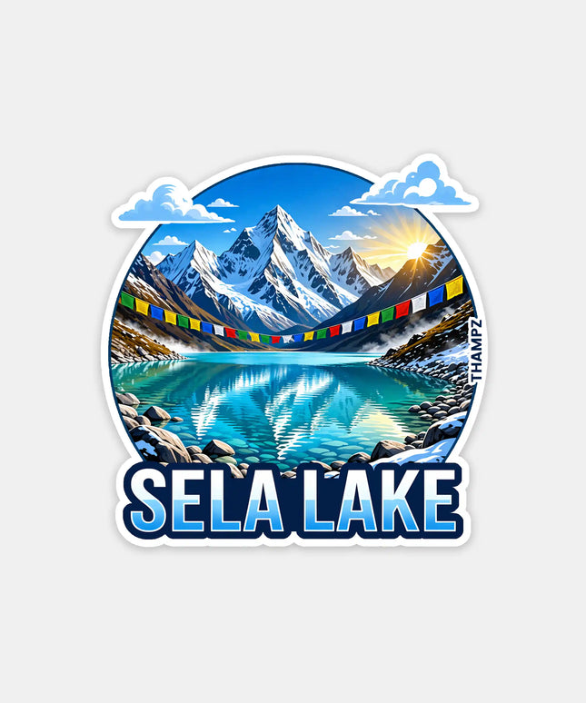 Sela Lake Fridge Magnet – Himalayan Travel Souvenir & Collectible