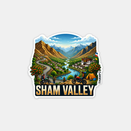 Sham Valley Fridge Magnet – Ladakh Travel Souvenir & Collectible